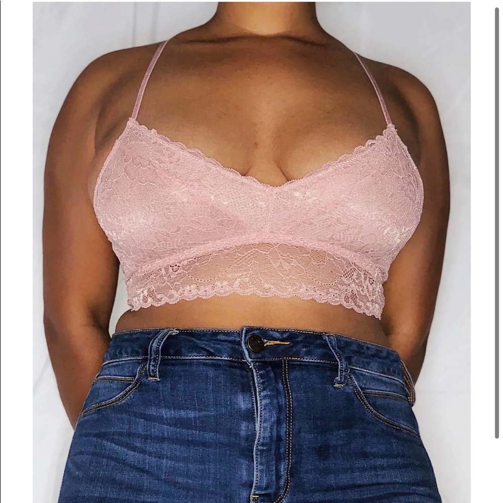 Lace Bralette (Mauve)